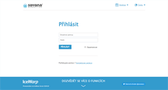 Desktop Screenshot of icewarp.savana.cz